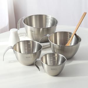 한일스텐레스 스틸 계량컵 손잡이 계량믹싱볼 304스텐