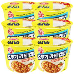 오뚜기 카레 컵밥 x 6개 / 간편식