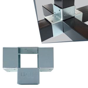 02 T형 사각파이프조인트 각파이프 각관 연결 25 30 40 50 75 100 조인트 브라켓