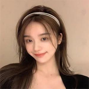 여자 웨딩촬영 결혼식 스몰웨딩 헤어밴드