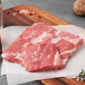 [인정식탁][고기장인백정] 무항생제 한돈 통가브리살 400g (냉장)