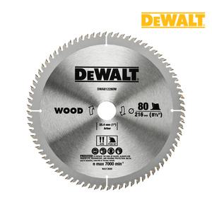 디월트 DWA812280W 목재용 원형톱날 216mm 80T 2.0t