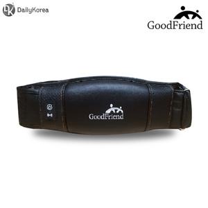 굿프렌드 복부 마사지기 MH-M11 블랙 온열 진동 뱃살 강타 허리 D