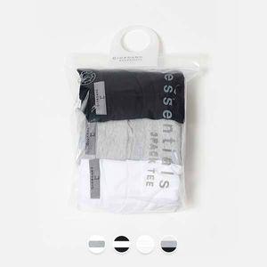 남여 공용 라운드 무지 면 반팔티셔츠 3팩 (교복) 243801