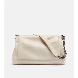 자라 여성 블랙 소가죽 체인 카세트 쇼퍼백 호보백