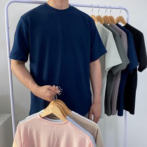 루이델 남자 오버핏 반팔 박스티 링클프리 목안늘어나는 티셔츠