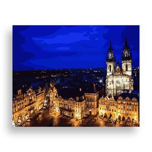 위메이크 페인팅 DIY 명화그리기 프라하 나잇뷰 50x40