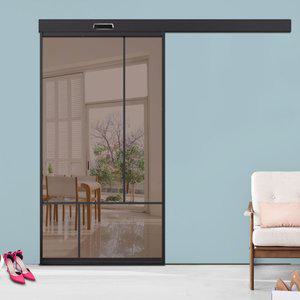 [기타]원슬라이딩 자동 중문 디바이드선택+브론즈유리 현관 아파트 인테리어 자동문