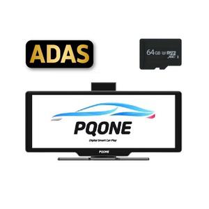 PQONE 피큐원 안드로이드 오토 애플 카플레이 모니터 ADAS기능 올인원 블루투스 미러링 내비게이션 블랙박스 10.26인치