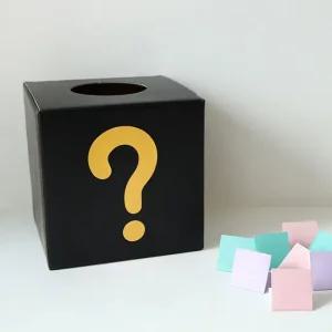 럭키 박스 뽑기 통 상자 단품 [궁금이 캡슐 제비 비밀 게싱 응모함 추첨함