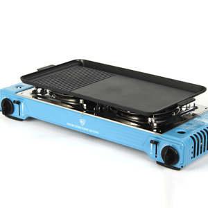 II 맥스 휴대용 투넘버 가스렌지 (불판포함) MCD-5800S 버너세트 ( 여행 캠핑 버너 부르스타 가스레인지 용