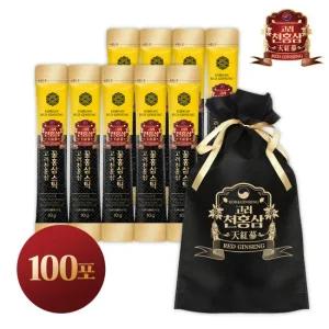 고려천홍삼 꿀홍삼스틱 100포+부직포+쇼핑백