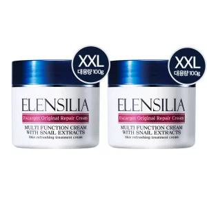 (대용량)엘렌실라 달팽이크림 대용량 100g 2개 주름개선 보습 영양 수분