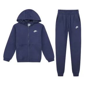 나이키 NSW 클럽 K 기모 후드 기모 여성 트레이닝복세트 짐웨어 네이비 FD3114-410