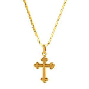 갤러리아 남자 순금 목걸이 체인 신 십자가 24K 30g 18K장식