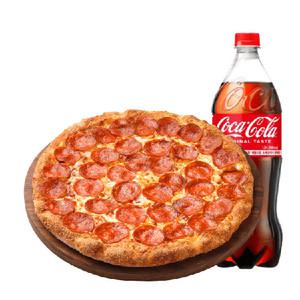 [피자헛] 오리지널 페페로니 러버 L+콜라 1.25L