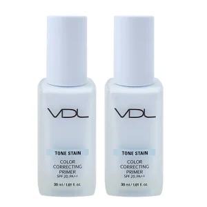 VDL 브이디엘 톤스테인 컬러 코렉팅 프라이머 메이크업베이스 세레니티 30ml 2개