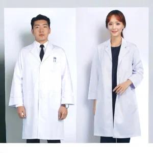 병원 의사가운 (남여 순면가운) 약사/실험/영양사 겸용 실험복 의사복 약사가운 의료용가운