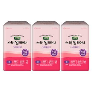 디펜드 스타일 라이너 여성용 스위트플로럴, 롱, 28매, 3개(84매)