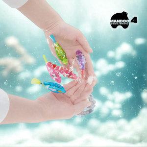 (5개 세트) LED 로봇물고기 로보피쉬 어린이 고양이 목욕놀이 사냥놀이 물놀이 장난감