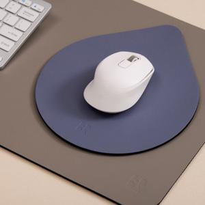 모나미 롭다 물방울모양 마우스패드 MousePad PU 가죽 질감 시그니처 컬러 논슬립 방수 사무용 학습용