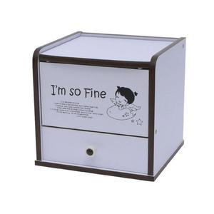 [RGL6M6QQ]GAGU 357 A 화이트 좌식 미니 화장대 화장품함