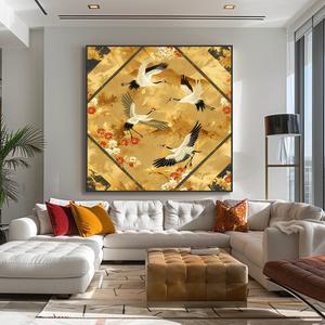 학그림 학액자 건강 행운 행복 번영 장수 수묵 수채 동양화 풍수지리그림