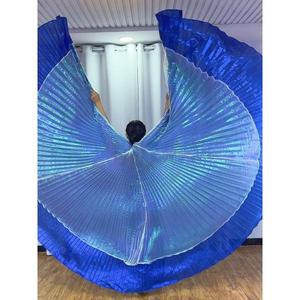 밸리댄스복 골든 윙 더블 레이어 투명 화이트 로얄 블루 오리엔탈 무대 공연 소품 코스튬 액세서리 신제품