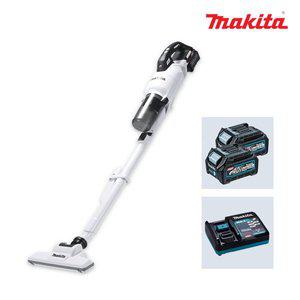 [마끼다] CL003GD201W 40Vmax 2.5Ah 충전무선청소기 싸이클론일체형 화이트 집진 핸디 20Kpa 헤파