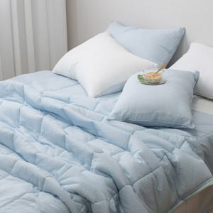 국산 쿨 스노우리플 여름이불 먼지없는 냉감 간절기 이불패드 침대 침구 세트 슈퍼싱글 퀸