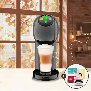 [돌체구스토][배민1?원권] 돌체구스토 캡슐 커피머신 지니오S 베이직 그라파이트 (굿즈 : NDG 캡슐 6P 틴