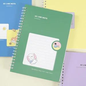 이리눕개 A5 스프링 노트 2000