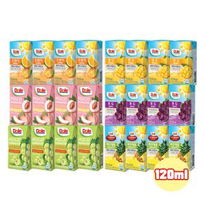 Dole 돌주스 120ml 피치 파라다이스8+망고8/총16팩/무료배송