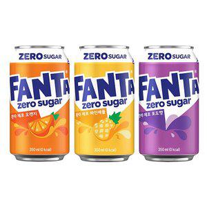 환타 제로 오렌지8 파인애플8 포도8 350ml 24캔