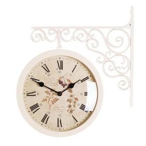[RG67664S]북유럽 클래식 양면시계 Flower6 2 color 모던