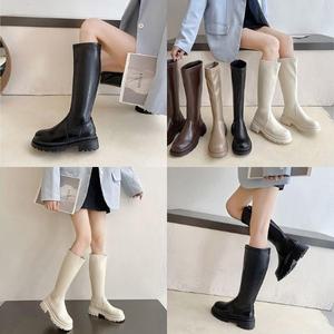 [RGL91855]매트통굽롱부츠 통굽 미끄럼방지 여성통부츠