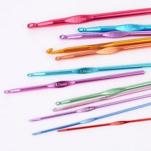 [RGM72R2R]컬러 뜨개질 코바늘 세트 알루미늄 재질 12P