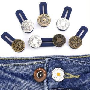 [RGM9P4Q2]바지 허리 늘림 확장 실리콘 고리 단추