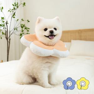 레토 강아지 고양이 넥카라 플라워 방수 초경량 대형견 소형견