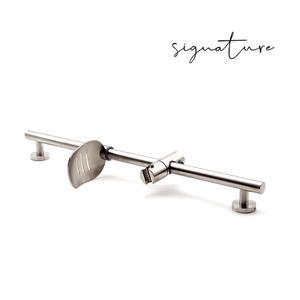 시그니처 SUS304 무광 원형 스텐 욕실 슬라이드바 샤워바 비누대