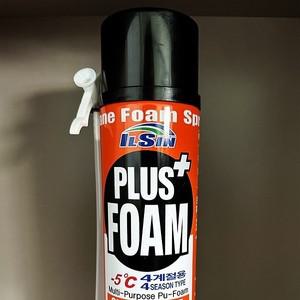 일신 IS-1200 플러스폼 폴리우레탄 스프레이 우레탄폼 일회용