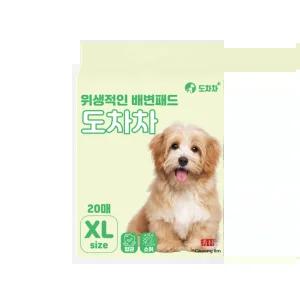 도차차 배변 패드 강아지 애견 100g  XL(76 x 90cm) SAP 9g, 20매,3팩