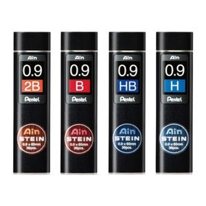 펜텔 아인 샤프심 (0.9mm) 아인슈타인 샤프심 부드러운 필기감 고급 샤프 선물 학용품