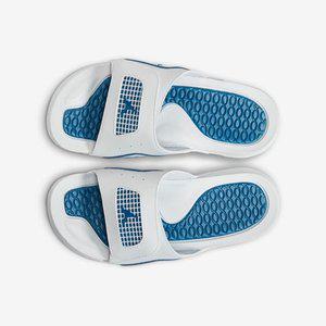 [나이키] 조던 하이드로 4 슬리퍼 GS 인더스트리얼 블루 [532226-141]