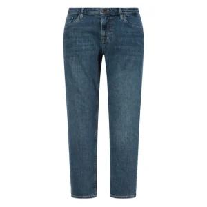 헤지스 남성 24FW [COSY WARM] [STRAIGHT] 중청 워싱 기모 플리스 스트레치 데님 HZPA4D255N2