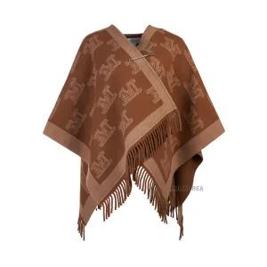 [롯데백화점]막스마라 FW24 여성 프리네 브라운 케이프 FRINE 009