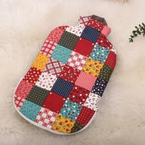 파쉬 보온물주머니 2L + 퀼트모자이크패턴 양면면커버