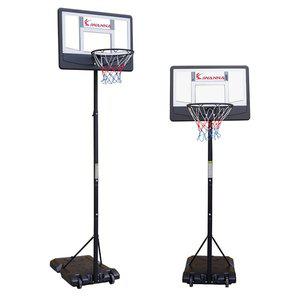 [아이워너] 이동식 농구 골대 실내 높이조절 투명 백보드 197-245cm
