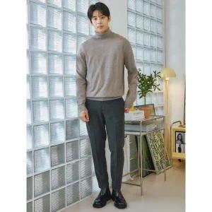 [롯데백화점]폴햄 남성) 컴포트 테이퍼드 히든밴딩 슬랙스 (PHE4PP1036)