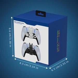 무진무역 PS5 컨트롤러용 미니 레이싱 휠 자동차 스티어링  3D 프린팅 게임 콘솔 핸들 향상된